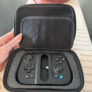Black Gaming Controller with Case